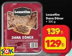 LEZZETLİM DANA DÖNER 300 G LEZZETLİM DANA DÖNER 300 G